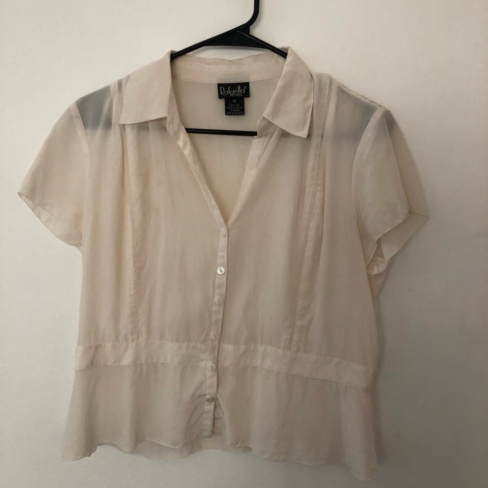 Vintage Sheer and Elegant Blouse